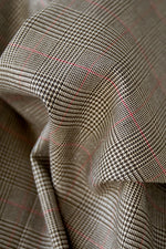 Polyester Fiber Women's Suit Set Conservative Checkered Fall/Winter