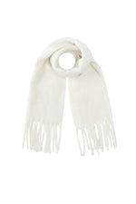 Colorful winter scarf