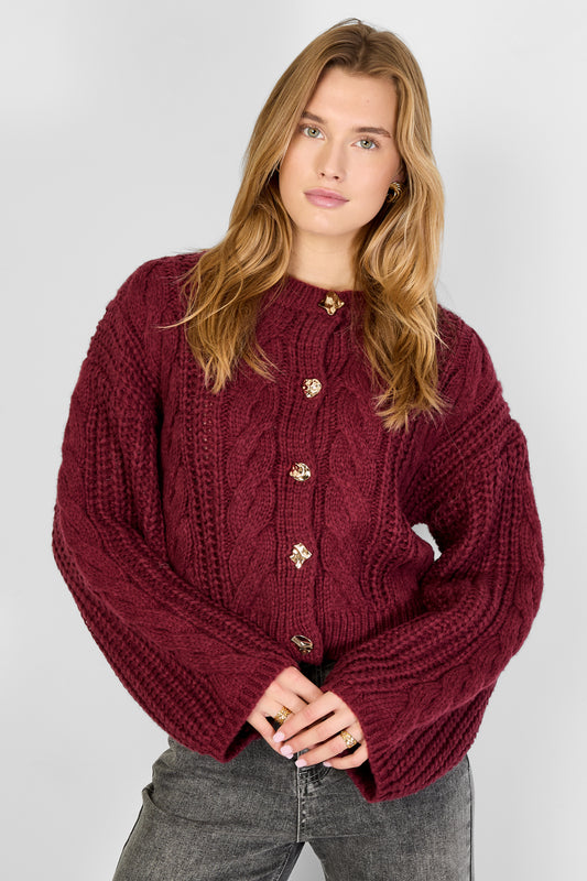 Cable Cardigan