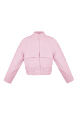 Woven Polyester Fiber Women's Jacket Casual Solid Color Fall/Winter