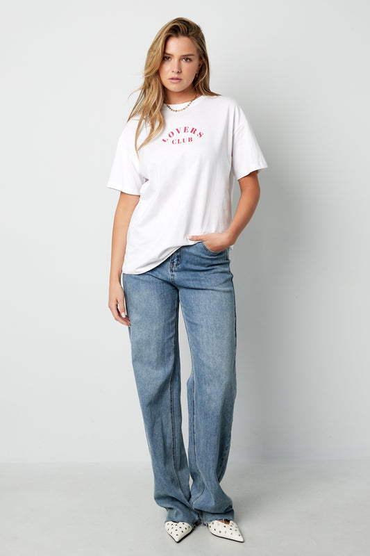 Cotton Women's T-shirt Casual Letters