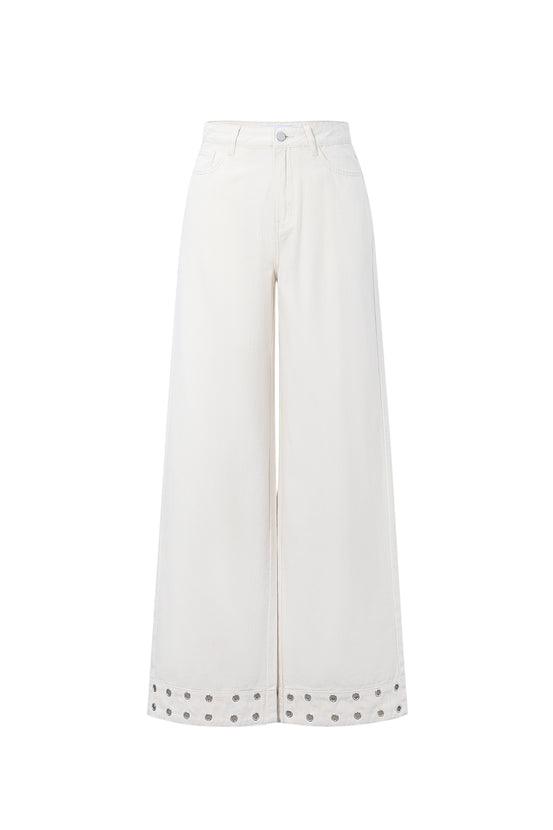 Eyelet Statement Jeans
