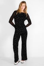 Dotted trousers