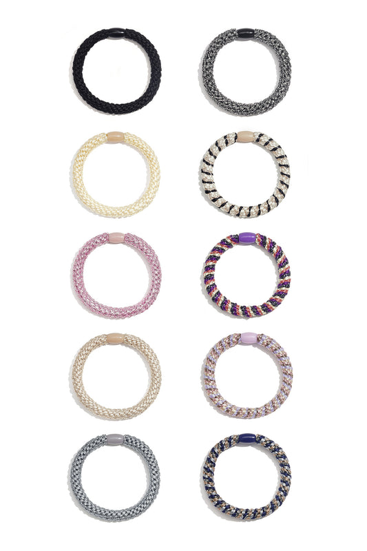 Hair tie bracelets Multi Polyester