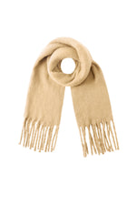 Colorful winter scarf