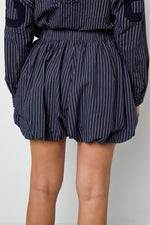 Woven Cotton Women's Shorts Casual Stripes