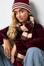 Winter scarves Stripe Simple Polyester Daily Accessories