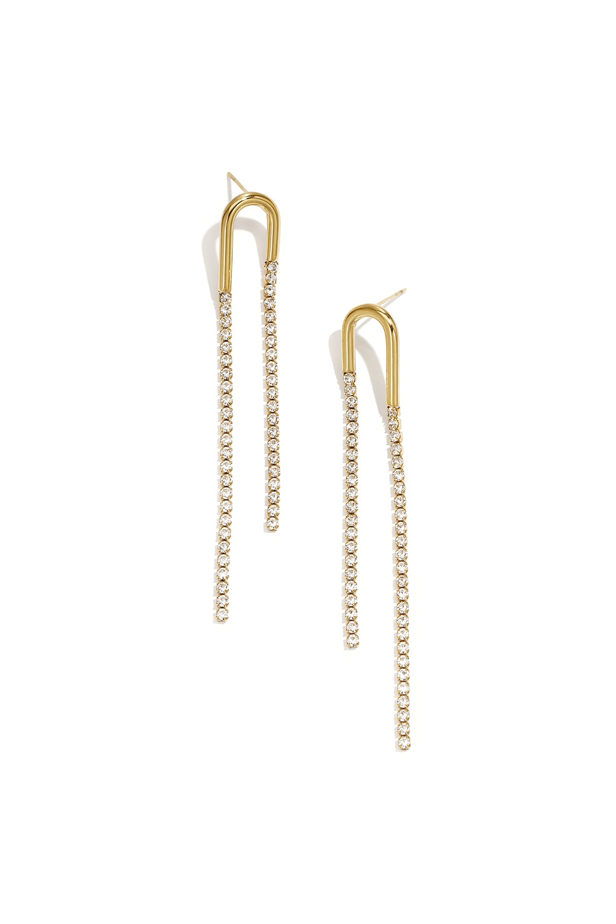 Stainless Steel Dangle Earrings Chain Simple Gathering/Party Simple Series Women's jewelry