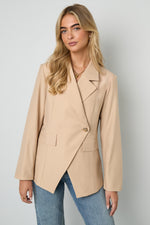 Woven Polyester Fiber Women's Suit Set Elegant Solid Color Fall/Winter